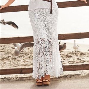 Lane Bryant Size 20 Crochet Lace Skirt